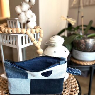 Denim El Çantası - Mini Clutch (4 Parça)