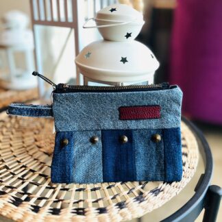 Denim Bozuk Para Cuzdani - Tasli 2 On