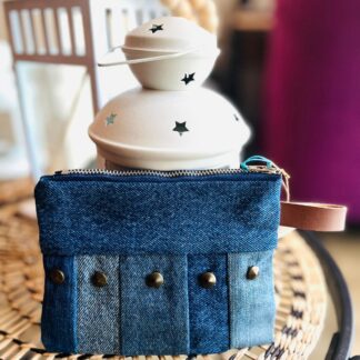 Denim Bozuk Para Cuzdani - Tasli - On