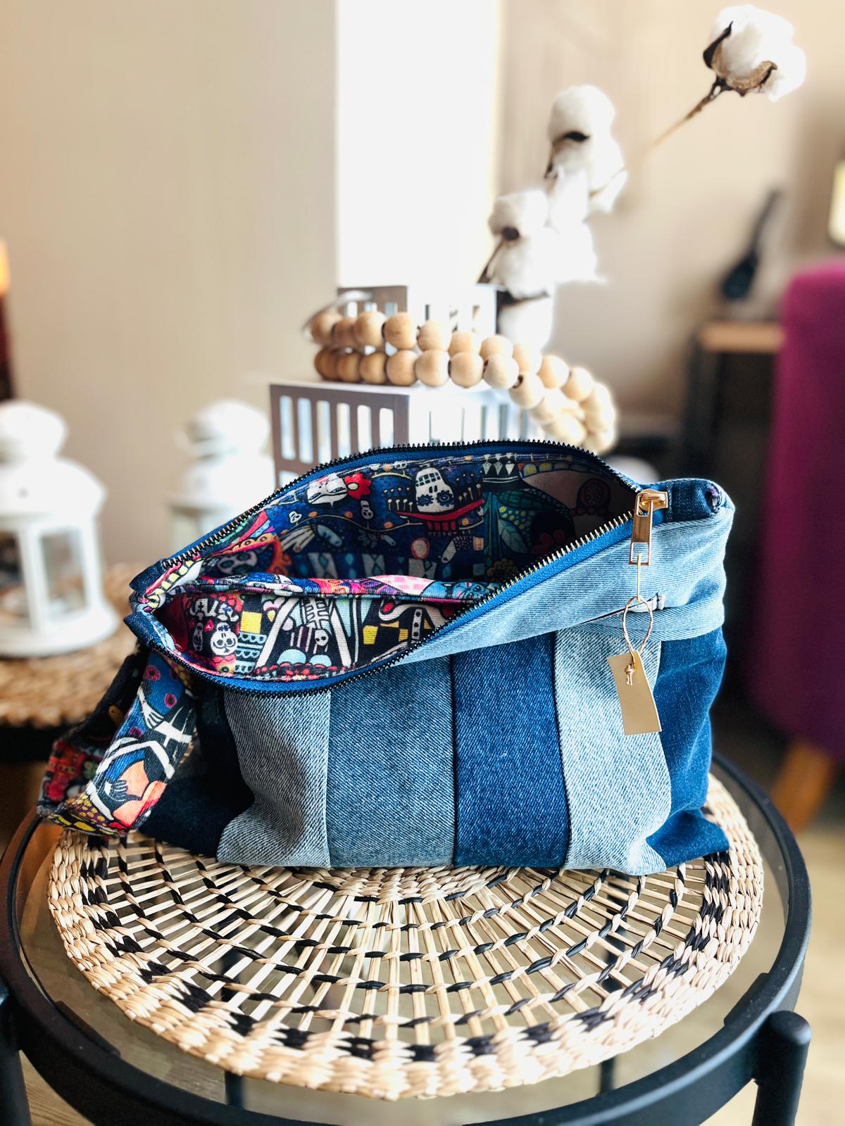 Denim El Cantasi -Sutun Desen - Ic