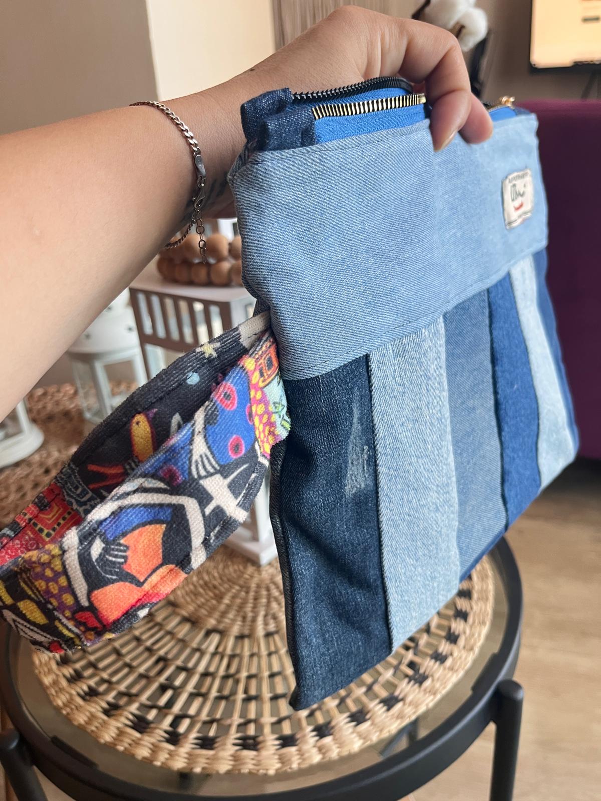Denim El Cantasi -Sutun Desen - Yan
